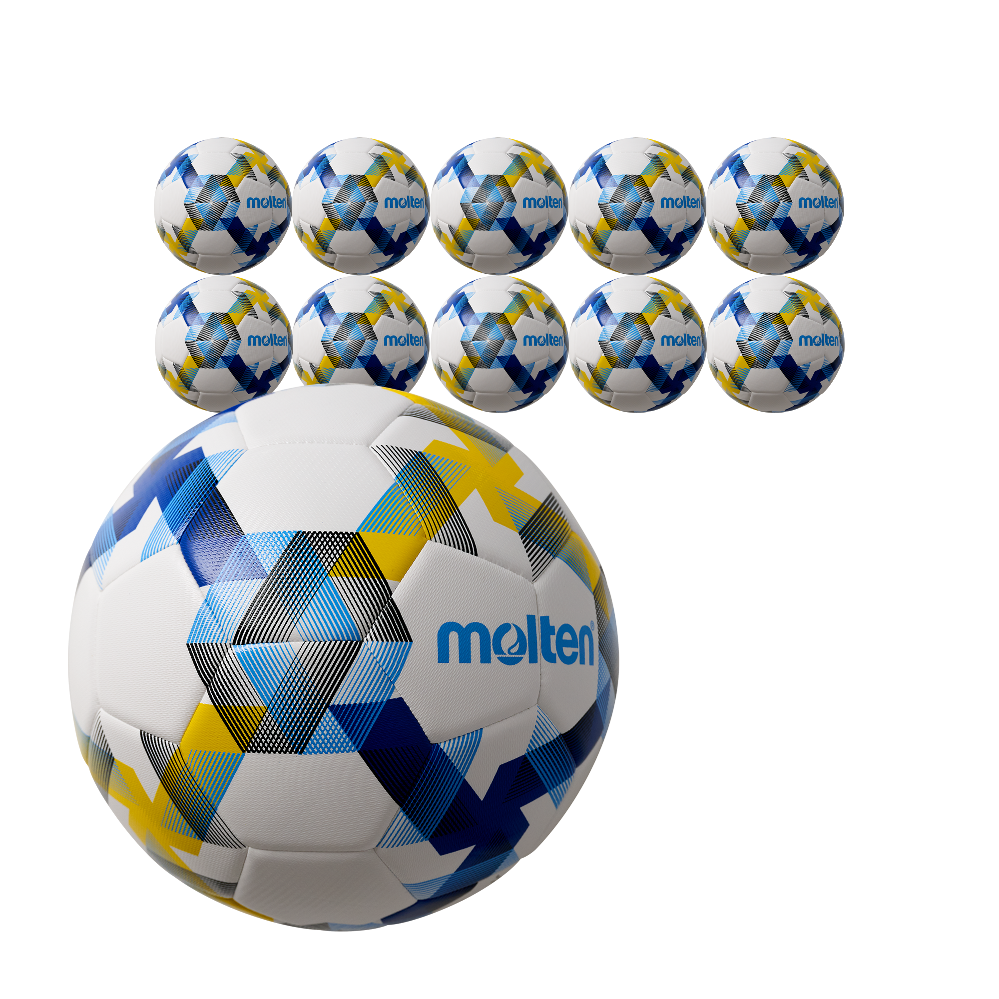 10x Ballpaket Fußball Gr. 5 | F5D3100-B